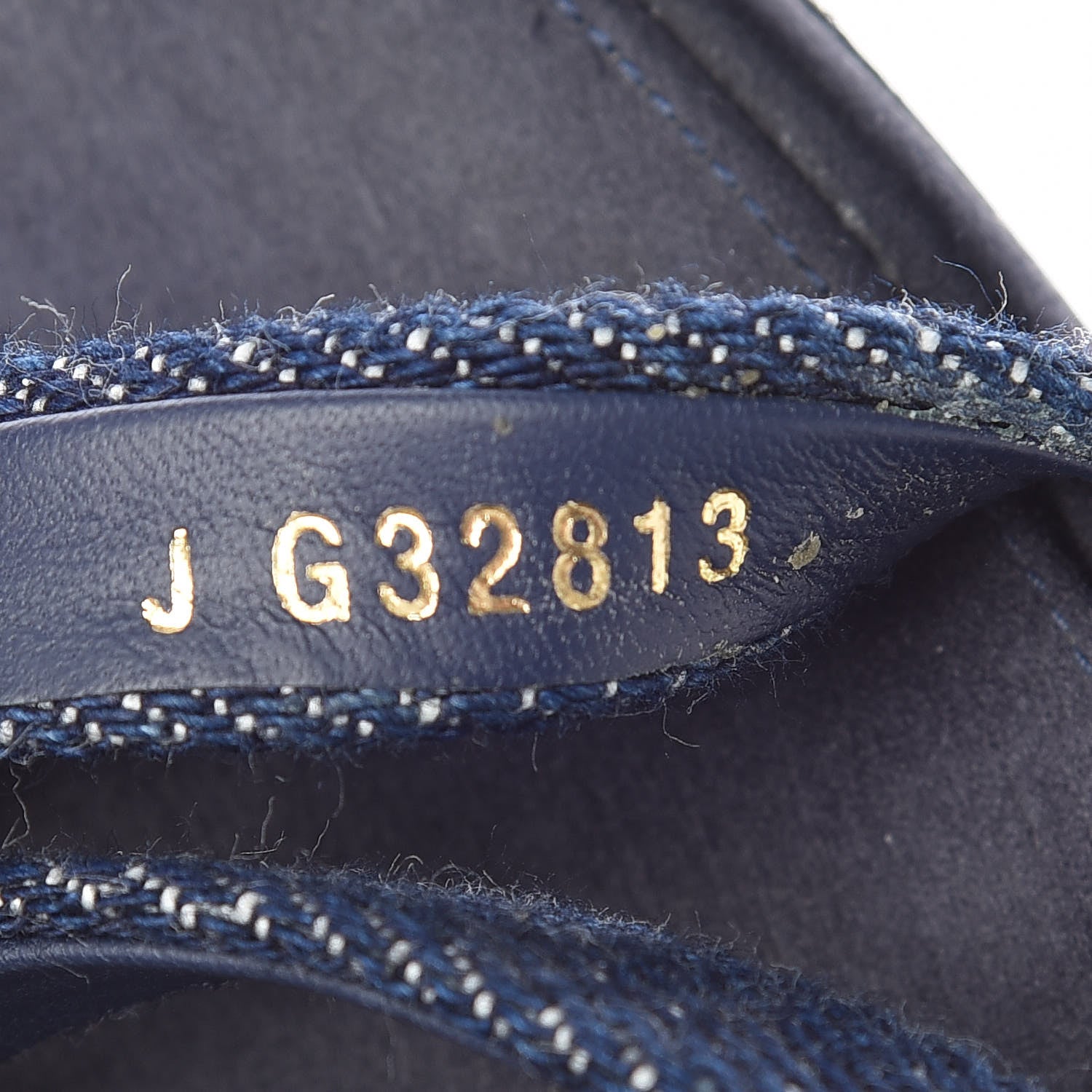 Chanel Denim Sandals 41 Dark Blue 10 of 13
