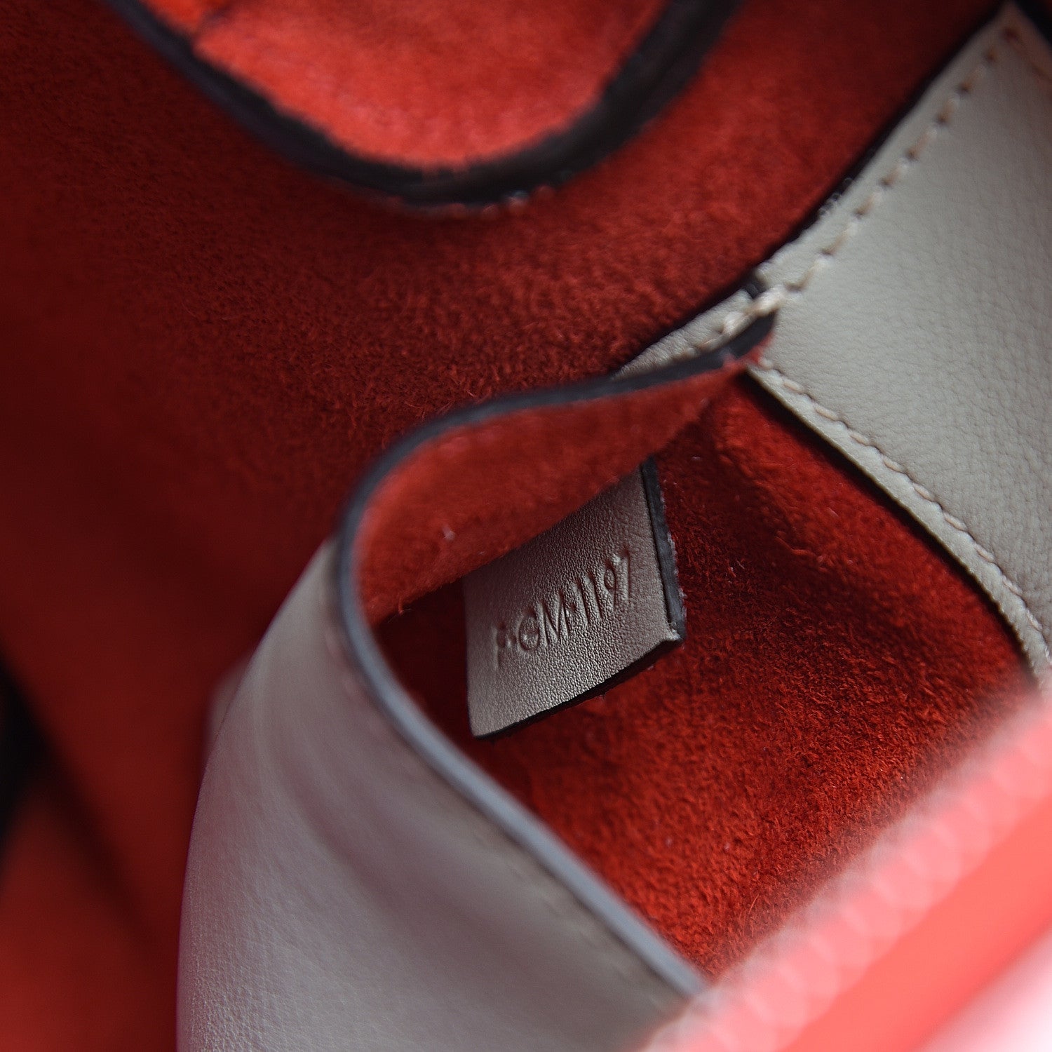 Celine Lambskin Small Soft Cube Satchel Bright Red 6 of 15
