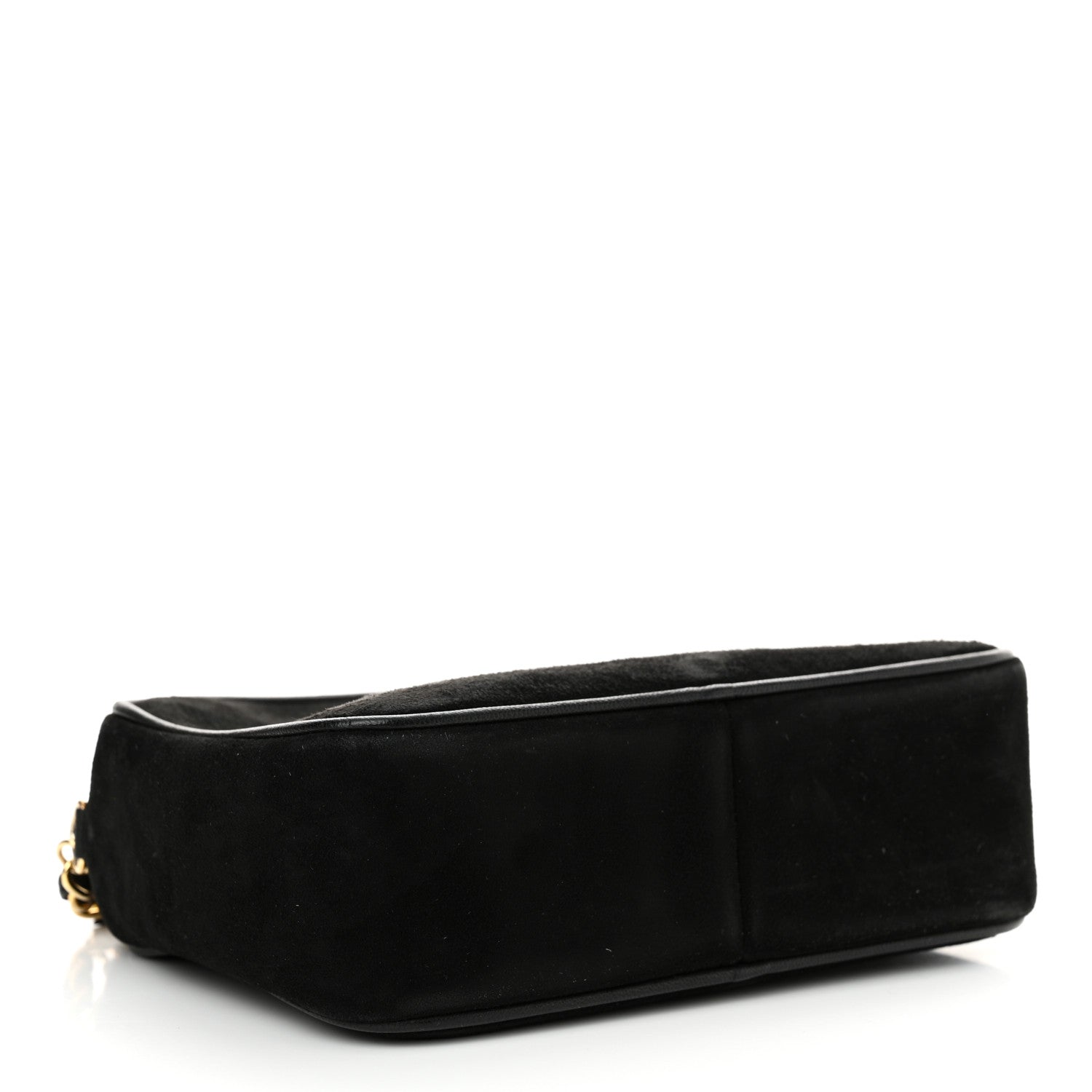 Chanel Suede CC Tassel Camera Case Black 4 of 11