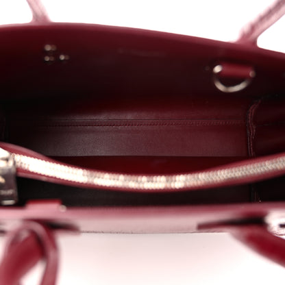 Saint Laurent Calfskin Crocodile Embossed Baby Sac De Jour Red 5 of 10