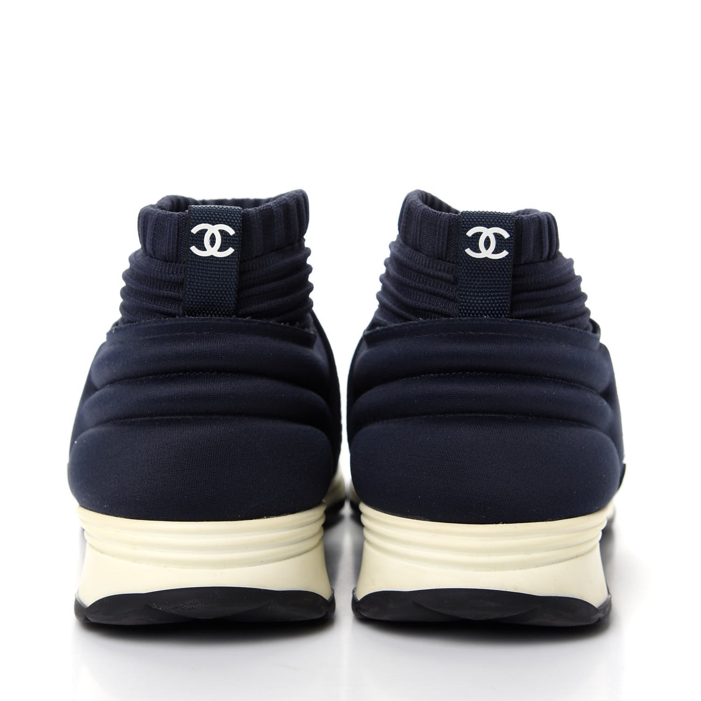 Stretch Fabric CC Sneakers 38 Blue