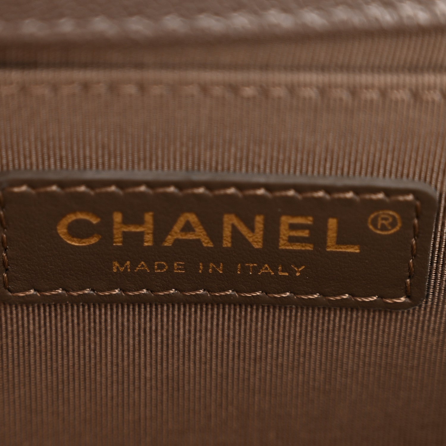 Chanel Caviar Quilted Medium Boy Flap Khaki 14 of 34