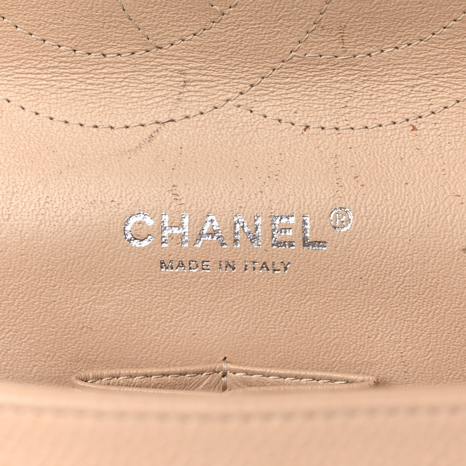 Chanel Caviar Quilted Jumbo Double Flap Beige Clair 6 of 27