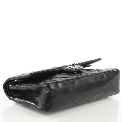 Chanel Lambskin Quilted Medium Double Flap Black 4 of 8