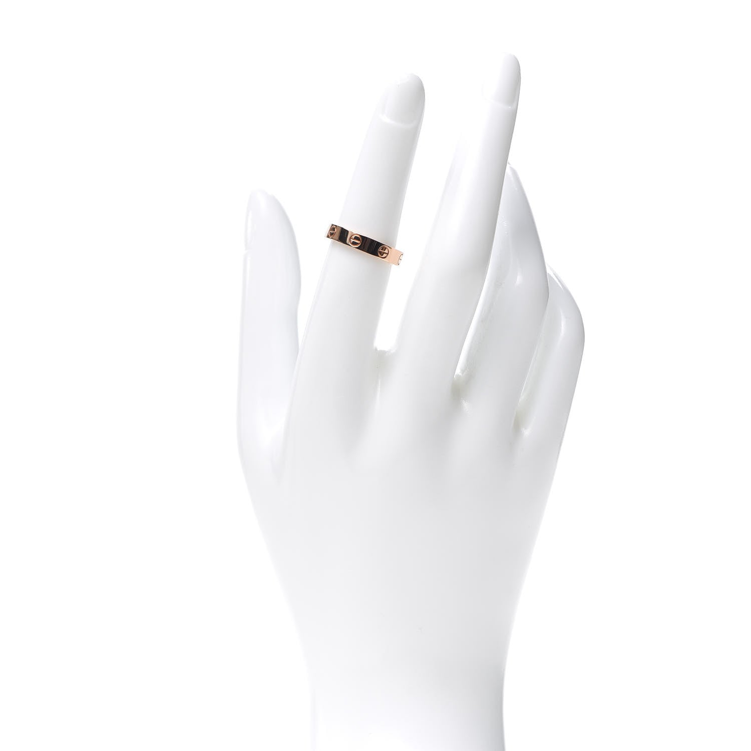 Cartier 18K Pink Gold 3.5mm LOVE Wedding Band Ring 52 6 2 of 6