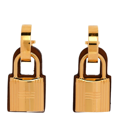 Hermes Swift O'Kelly Earrings Gold 1 of 7