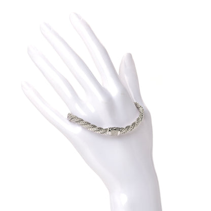 John Hardy Sterling Silver Diamond 5.5mm Twisted Chain Bracelet 2 of 4