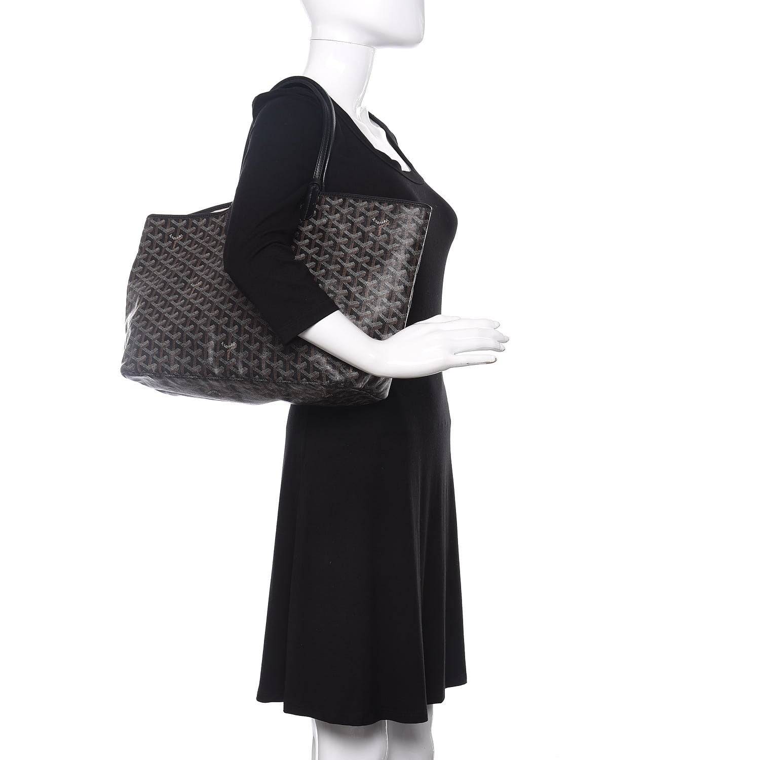 Goyard Goyardine Saint Louis PM Black 2 of 8