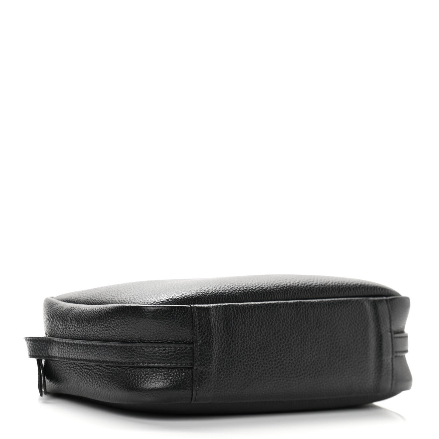Calfskin Logo M Everyday Camera Bag Black