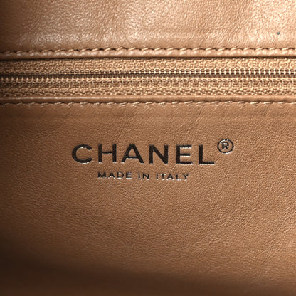 Chanel Caviar Quilted CC Timeless Bowler Dark Beige 6 of 9