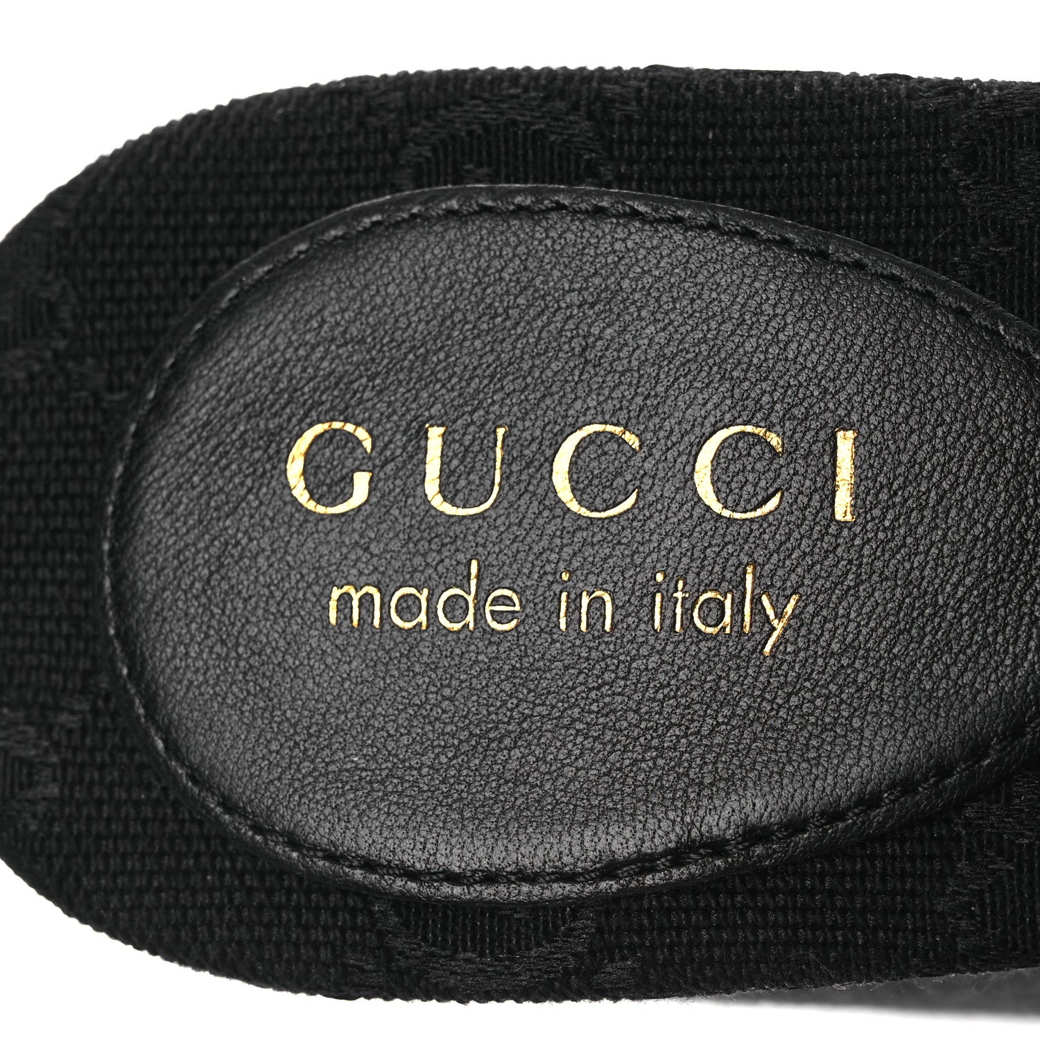 Gucci Monogram Wedge Platform Sandals 39.5 Black 9 of 11