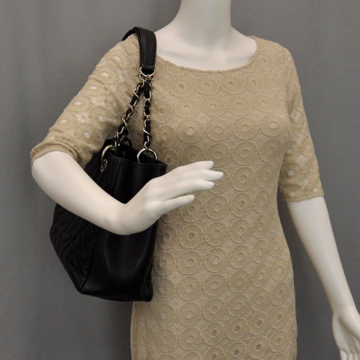 Chanel Caviar Grand Shopping Tote GST Black 2 of 9