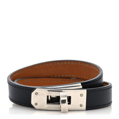 Hermes Box Kelly Double Tour Bracelet M Black 1 of 7