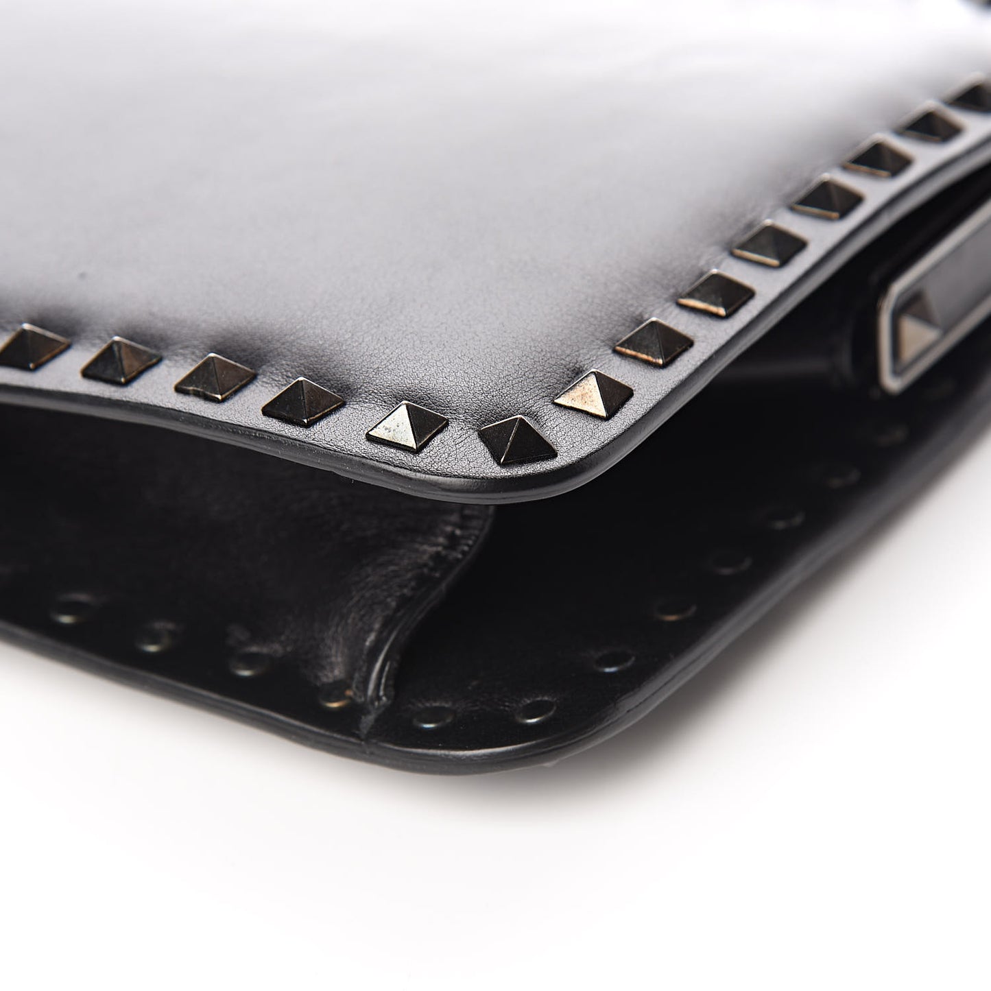 Vitello Rockstud Frame Bag Black