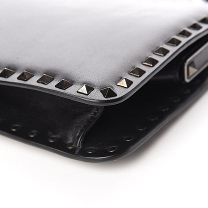 Valentino Garavani Vitello Rockstud Frame Bag Black 8 of 10