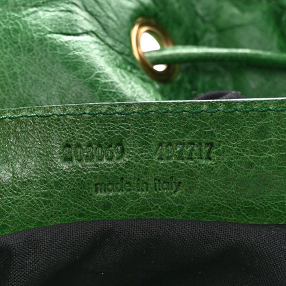 Balenciaga Agneau Giant 21 Gold Hardware Pompon Vert Fluo 8 of 12