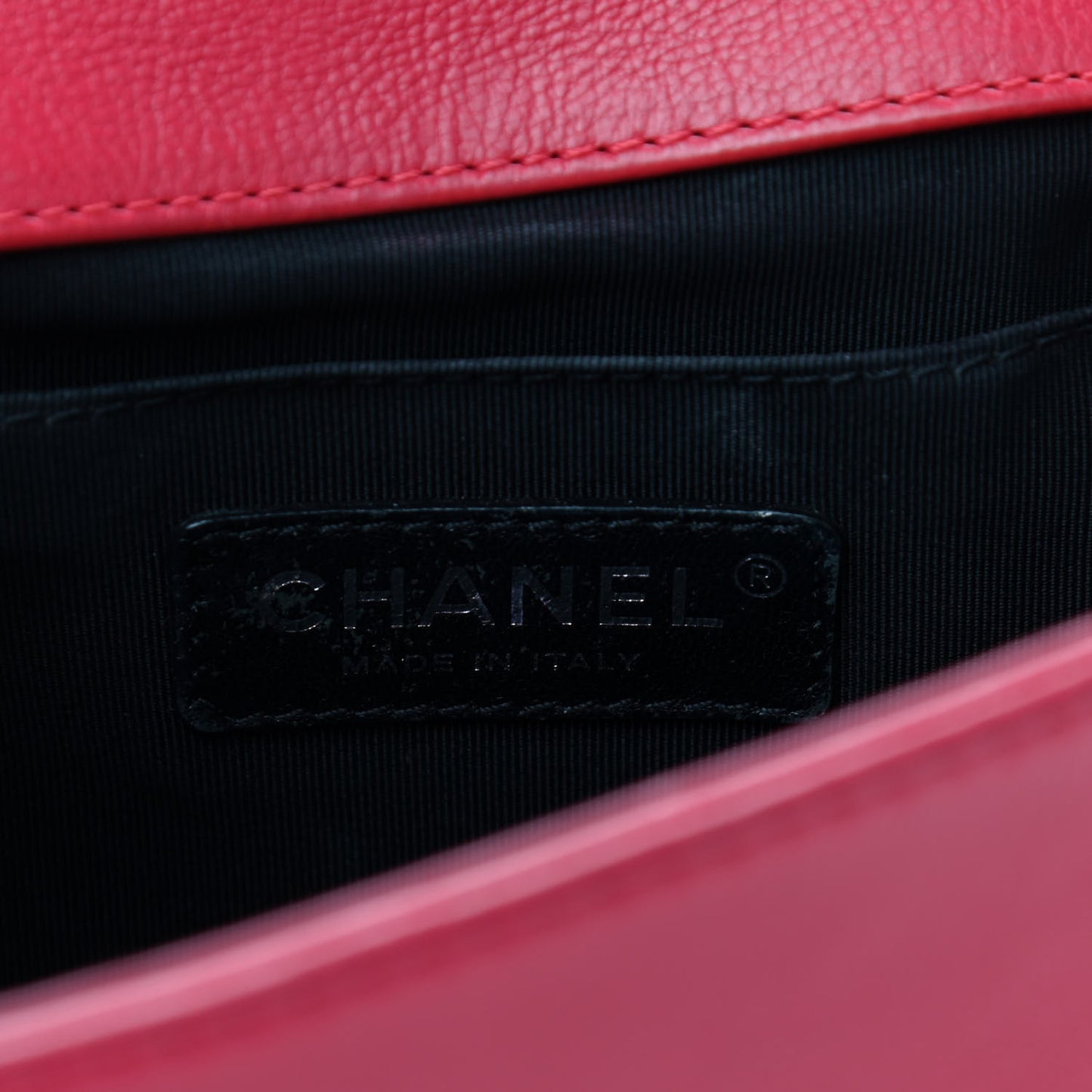 Calfskin Quilted Medium Boy Flap Red