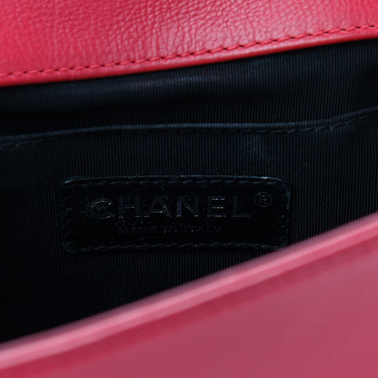 Chanel Calfskin Quilted Medium Boy Flap Red 6 of 9