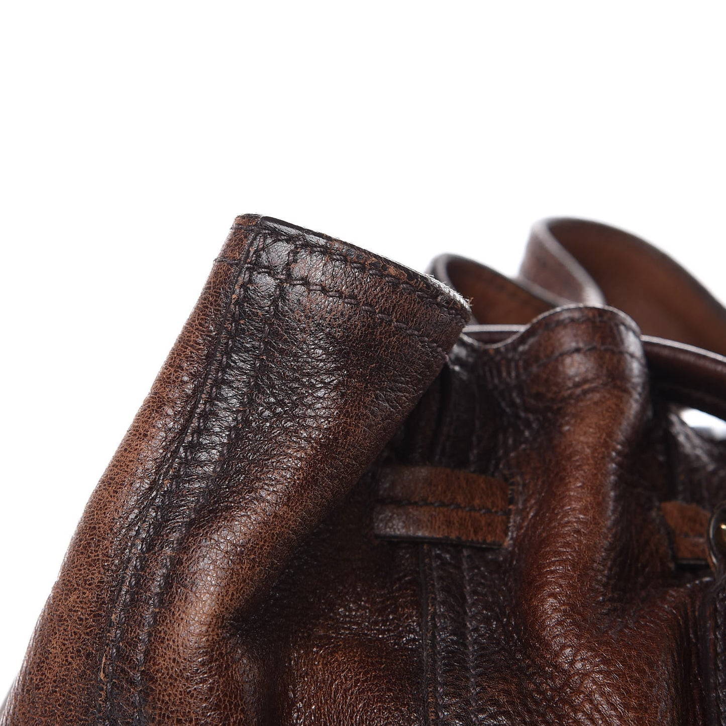 Cervo Antik Drawstring Shopping Bag Bruciato