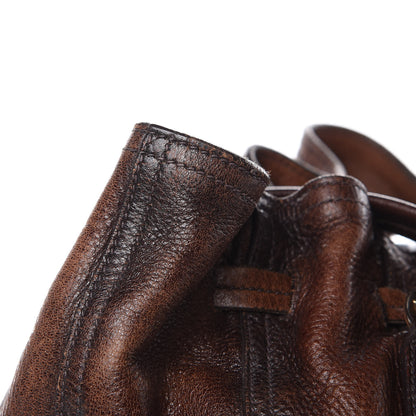 Prada Cervo Antik Drawstring Shopping Bag Bruciato 14 of 14