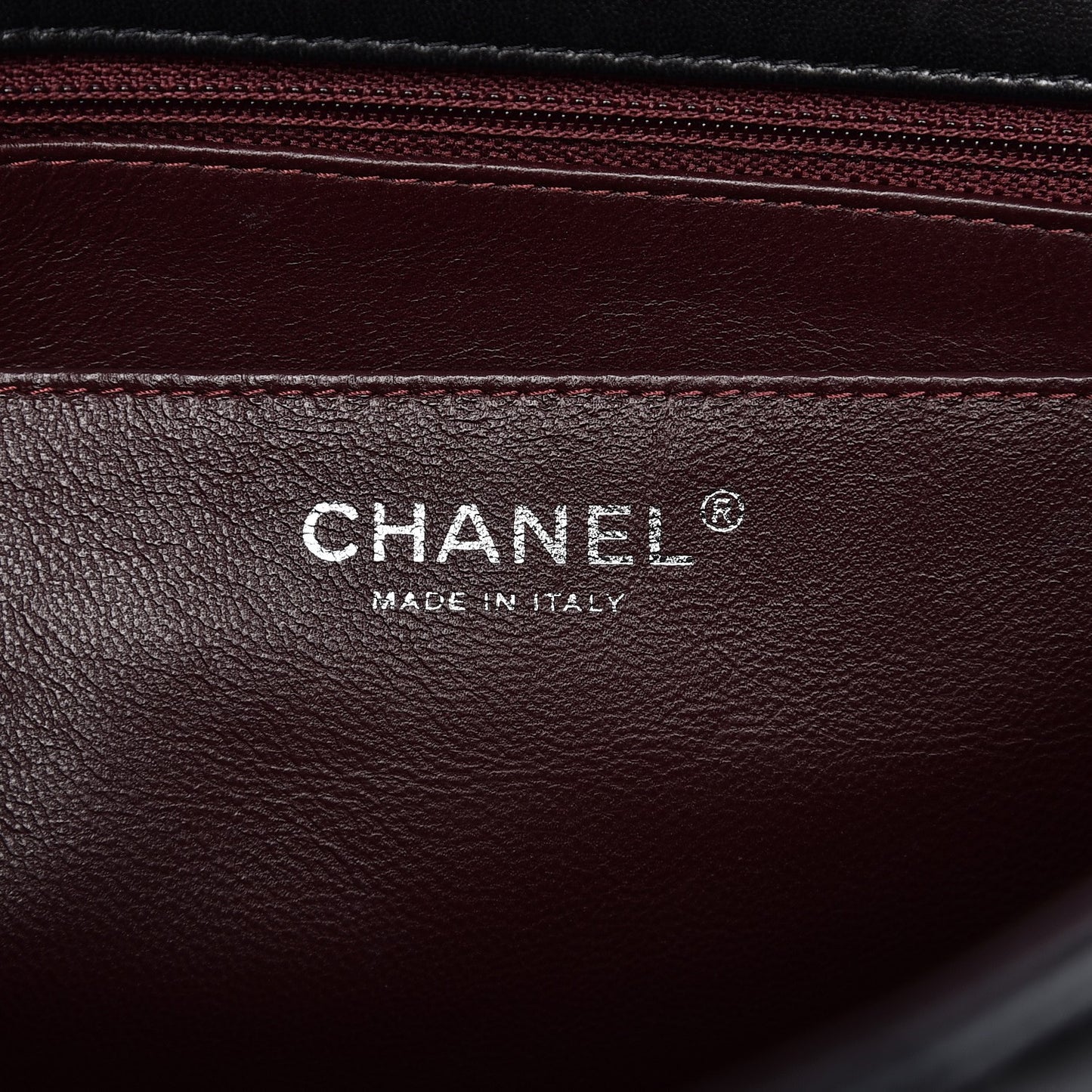 Lambskin Quilted Jumbo Single Flap Black