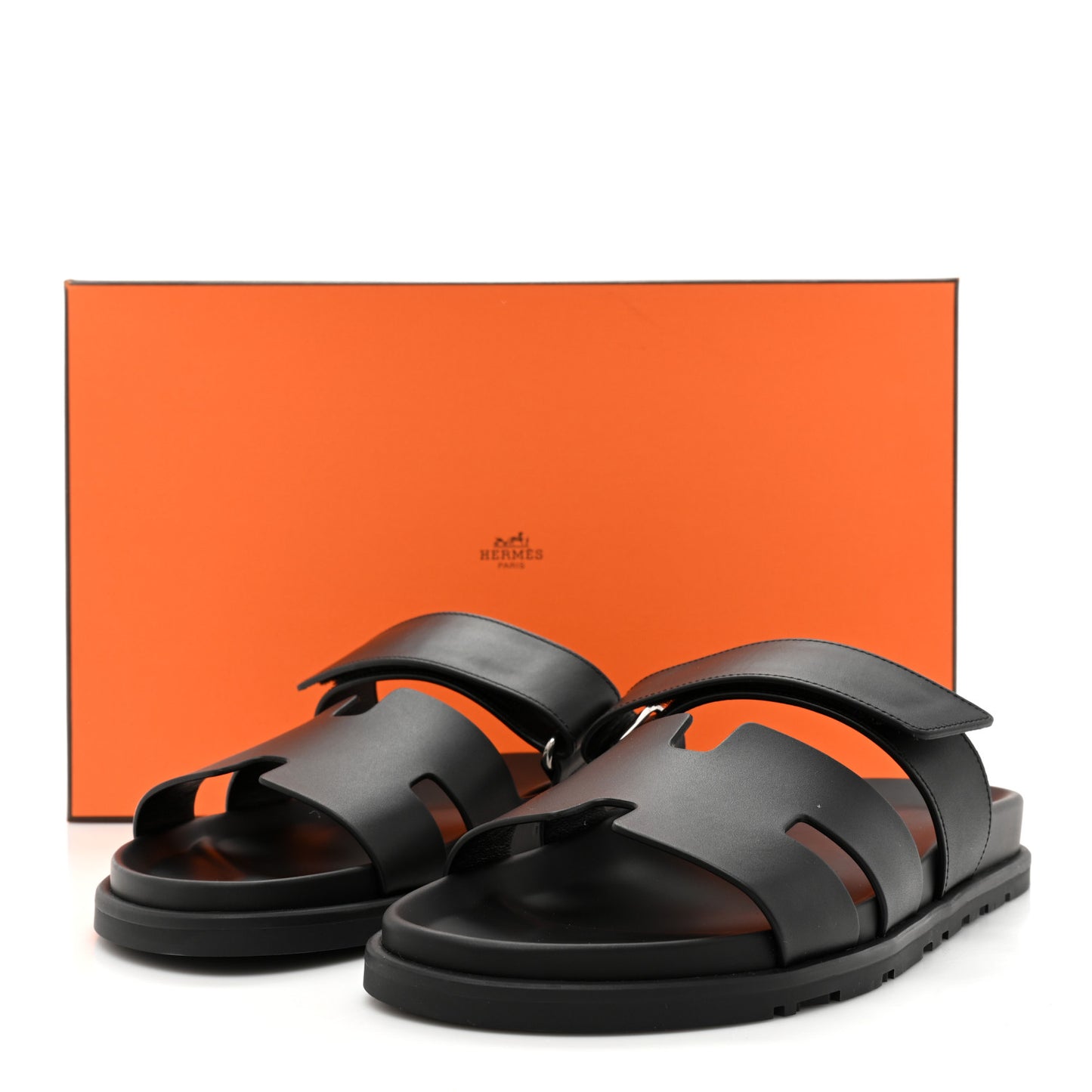 Calfskin Womens Chypre Sandals 41 Black