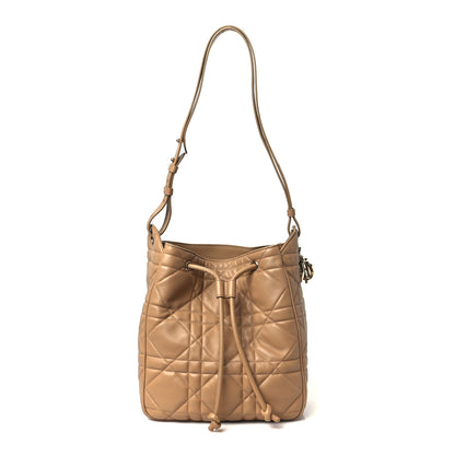 Christian Dior Calfskin Macrocannage Medium D-Motion Bag Light Gold 1 of 11