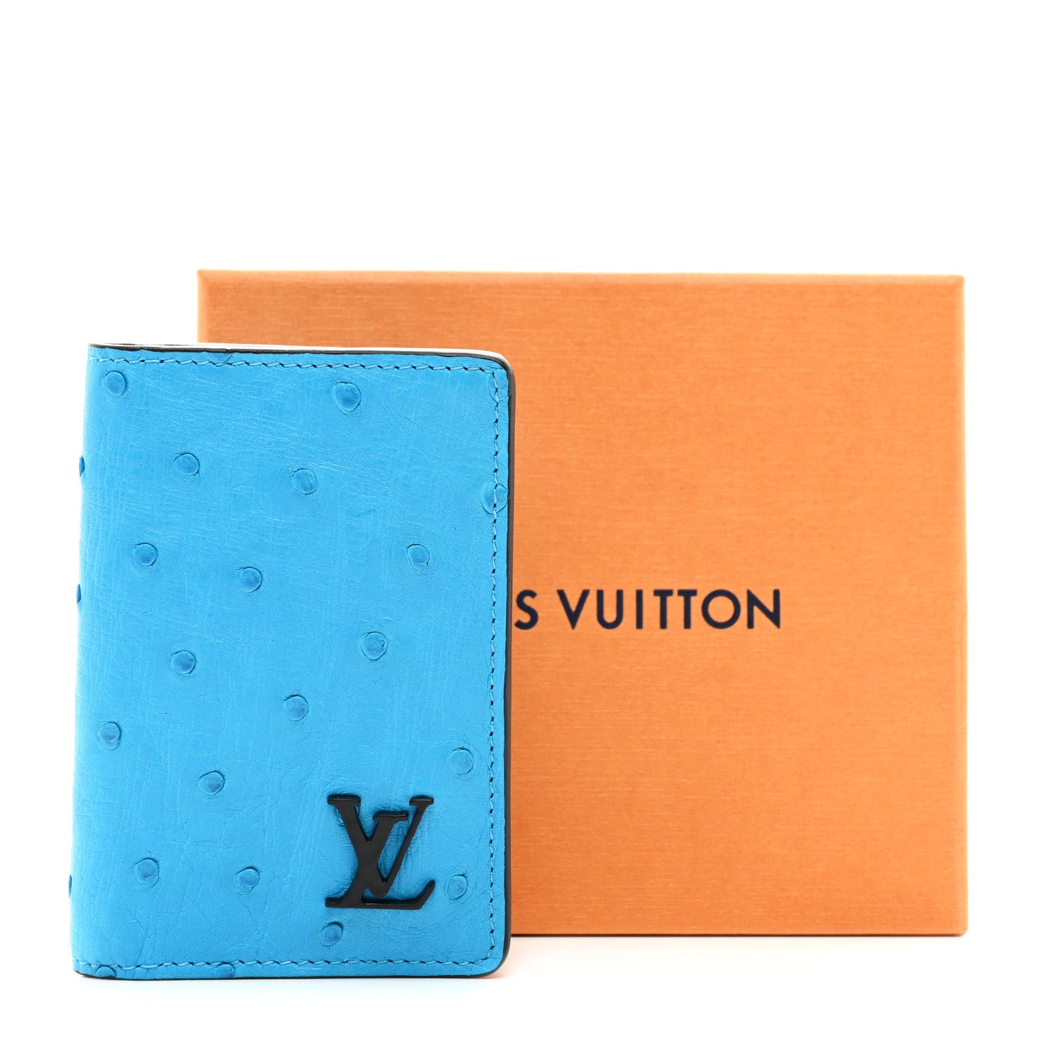Louis Vuitton Ostrich Pocket Organizer Bleu 7 of 7