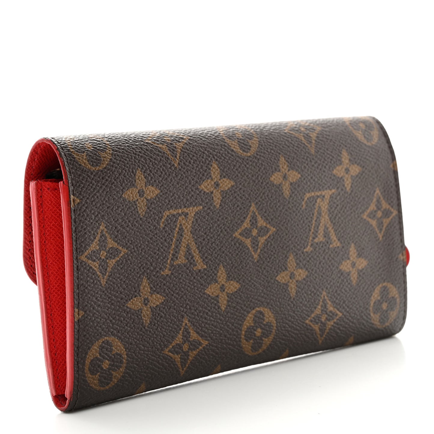 Monogram Bloom Flower Emilie Wallet Coquelicot