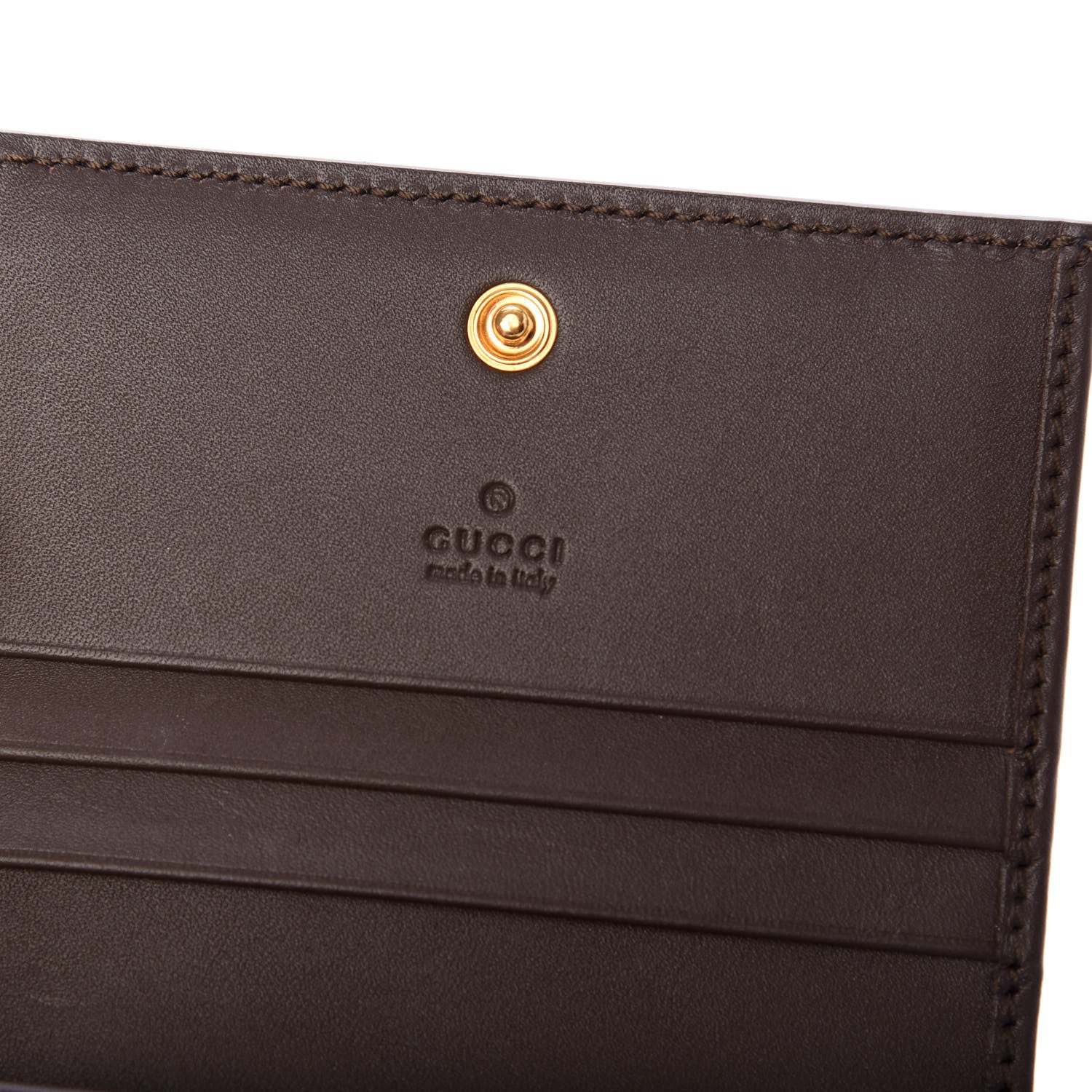 Gucci GG Supreme Monogram Card Case Beige 6 of 7