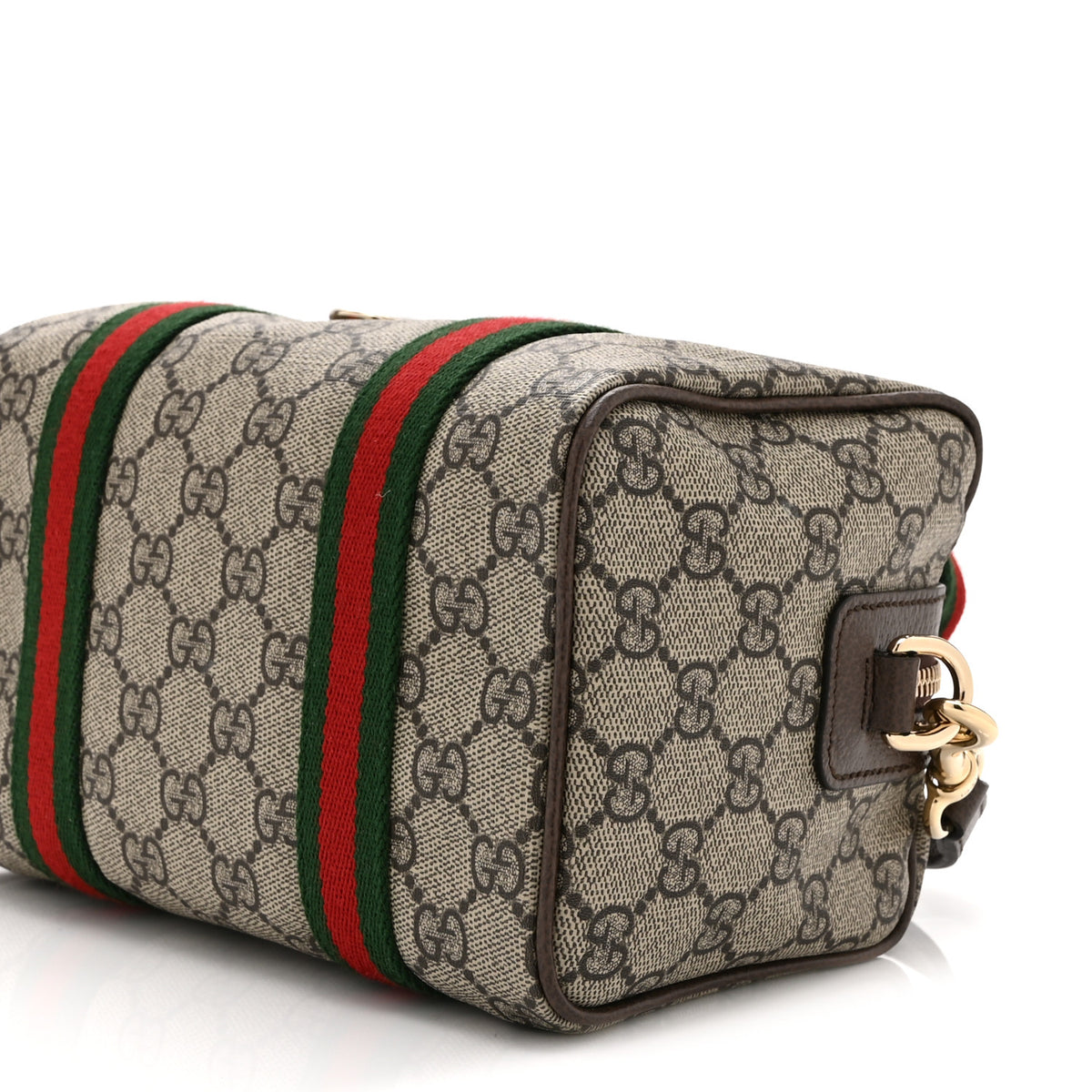 GG Supreme Web Mini GG Top Handle Bag Beige Ebony New Acero