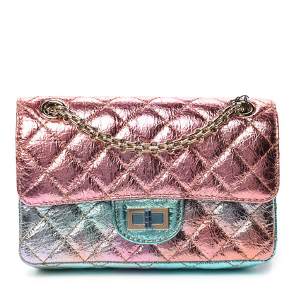 Chanel Metallic Goatskin Quilted Mini 2.55 Reissue Flap Multicolor 1 of 11