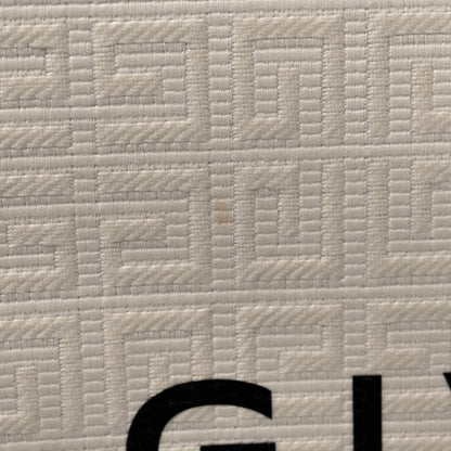 Givenchy Canvas Logo 4G Embossed Medium Tote Beige Black 10 of 10