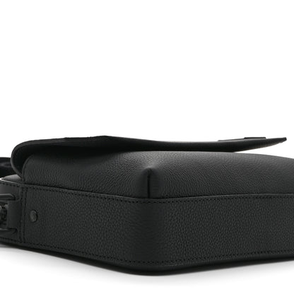 Louis Vuitton Calfskin Aerogram Fastline Messenger Black 8 of 9