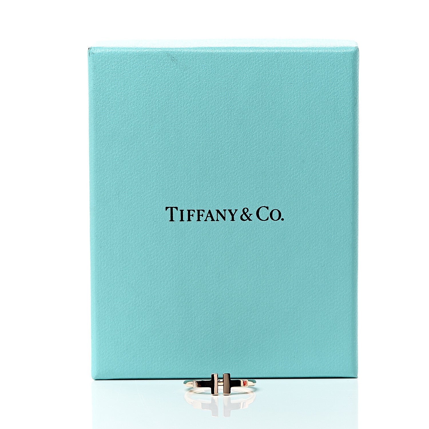 Tiffany 18K Rose Gold T Wire Ring 51 5.75 4 of 4