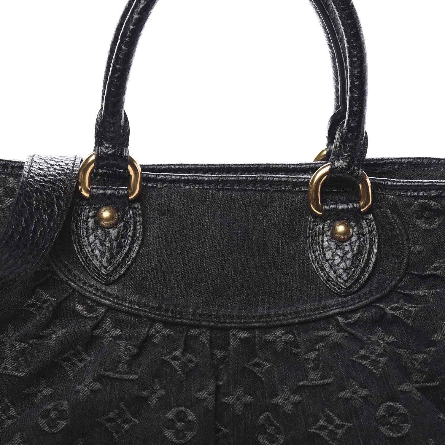 Louis Vuitton Denim Neo Cabby GM Black 10 of 10