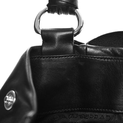 Prada Nappa Ruffle Bag Black 8 of 9