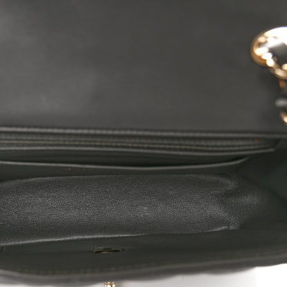 Chanel Lambskin Quilted Mini Rectangular Flap Dark Grey 5 of 11