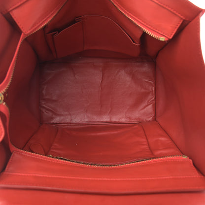 Celine Smooth Calfskin Mini Luggage Red 4 of 21