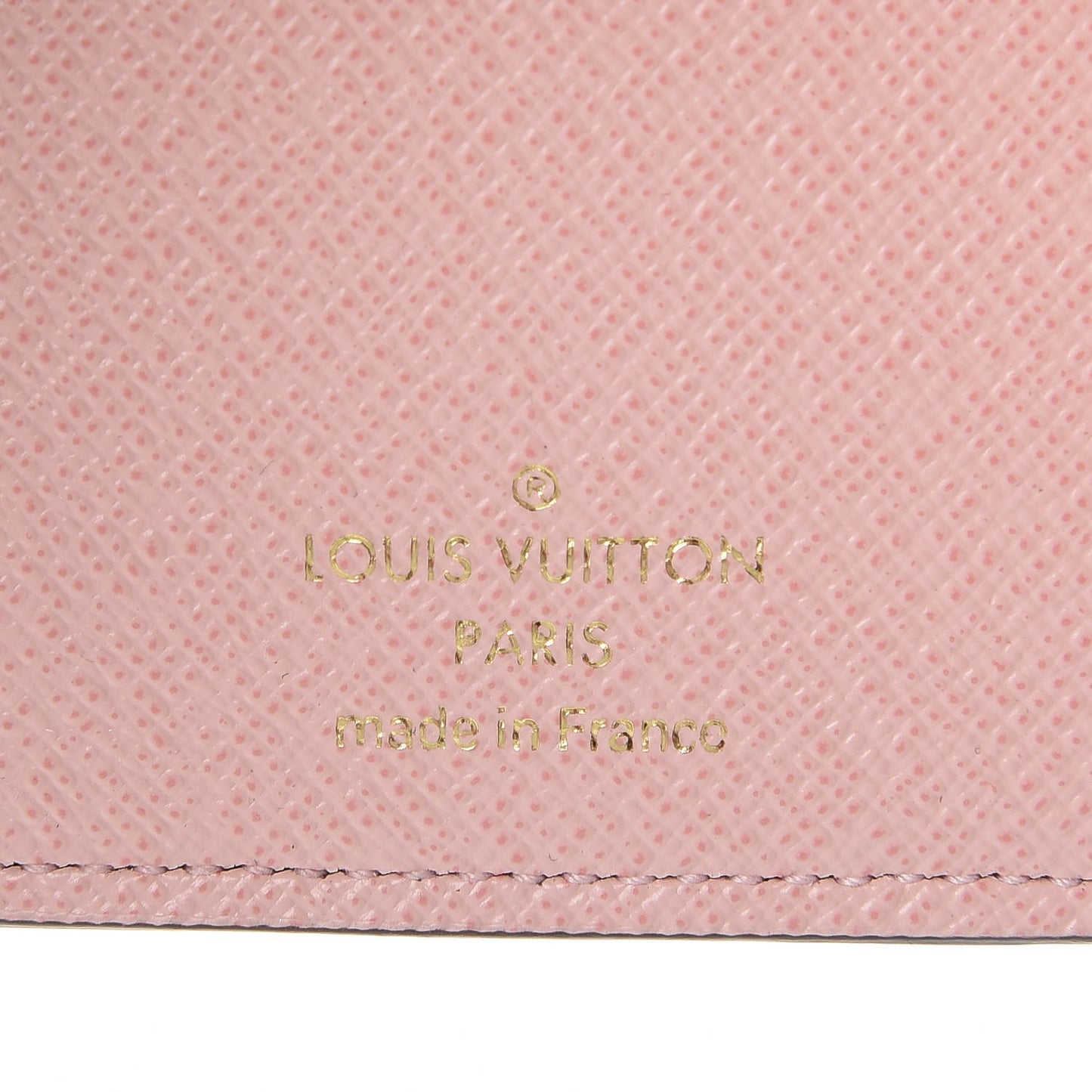 Damier Ebene Victorine Wallet Rose Ballerine
