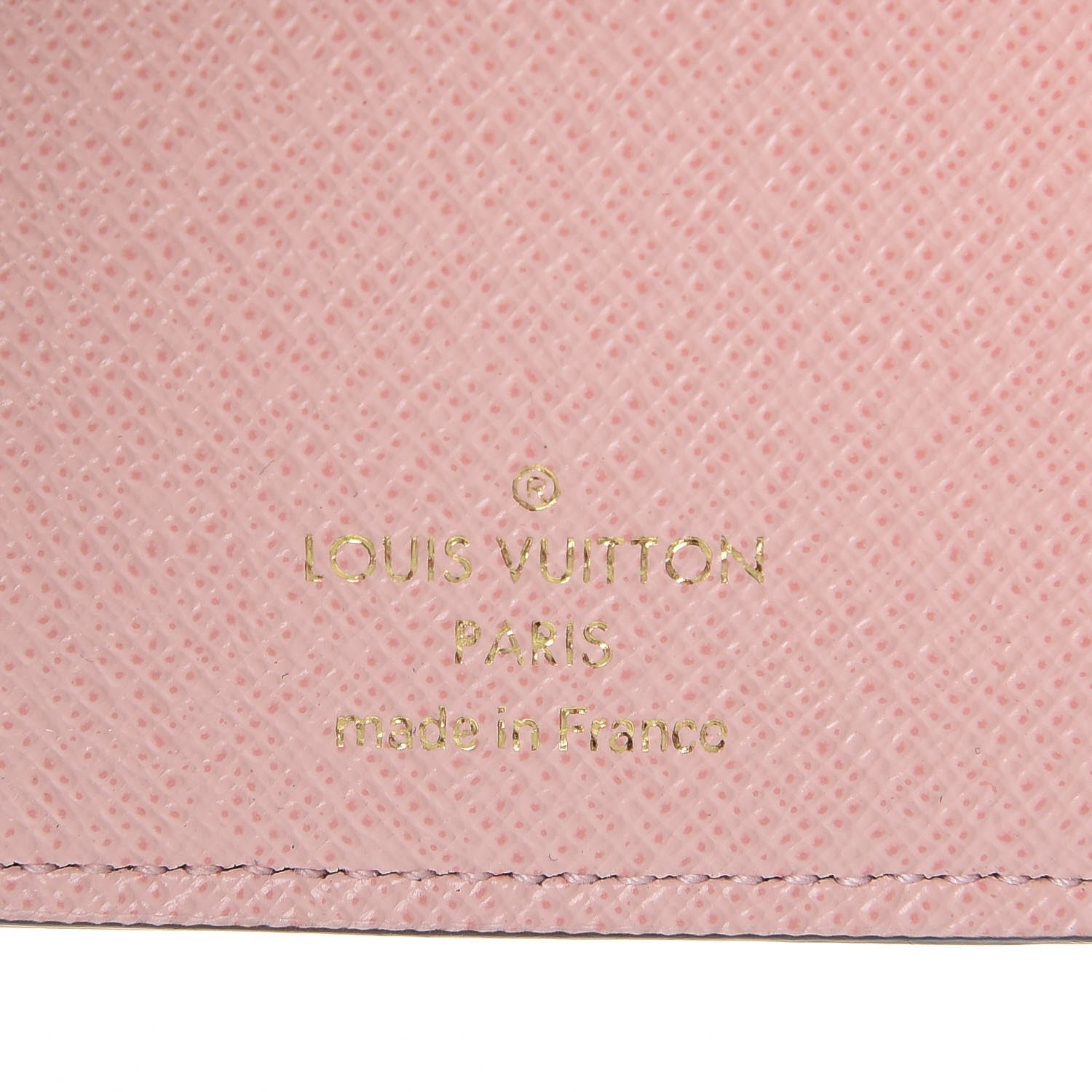 Louis Vuitton Damier Ebene Victorine Wallet Rose Ballerine 6 of 8