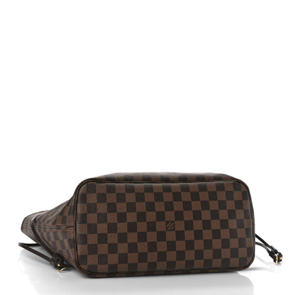 Louis Vuitton Damier Ebene Neo Neverfull MM Rose Ballerine 4 of 9