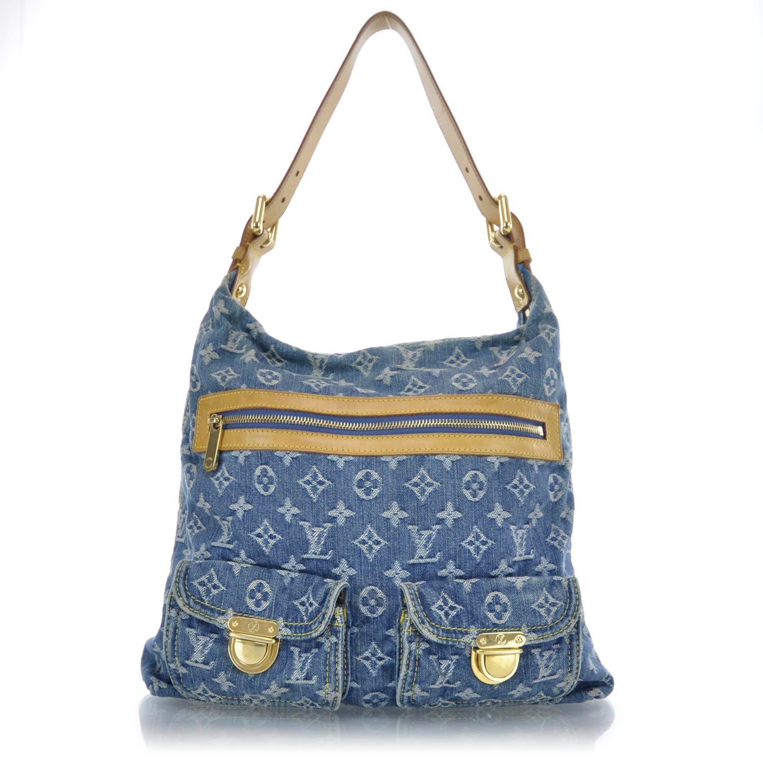 Louis Vuitton Denim Baggy GM Blue 1 of 10