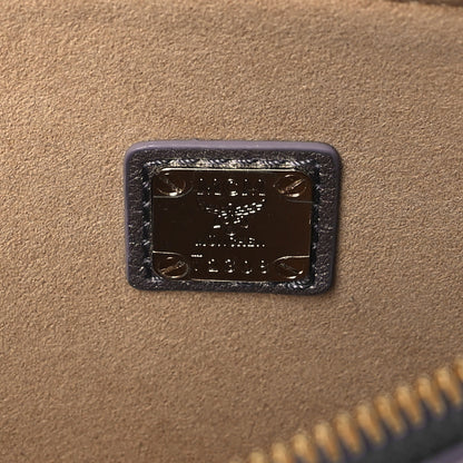 MCM Grained Calfskin Milla Double Crossbody Bag Spike Silver 7 of 11