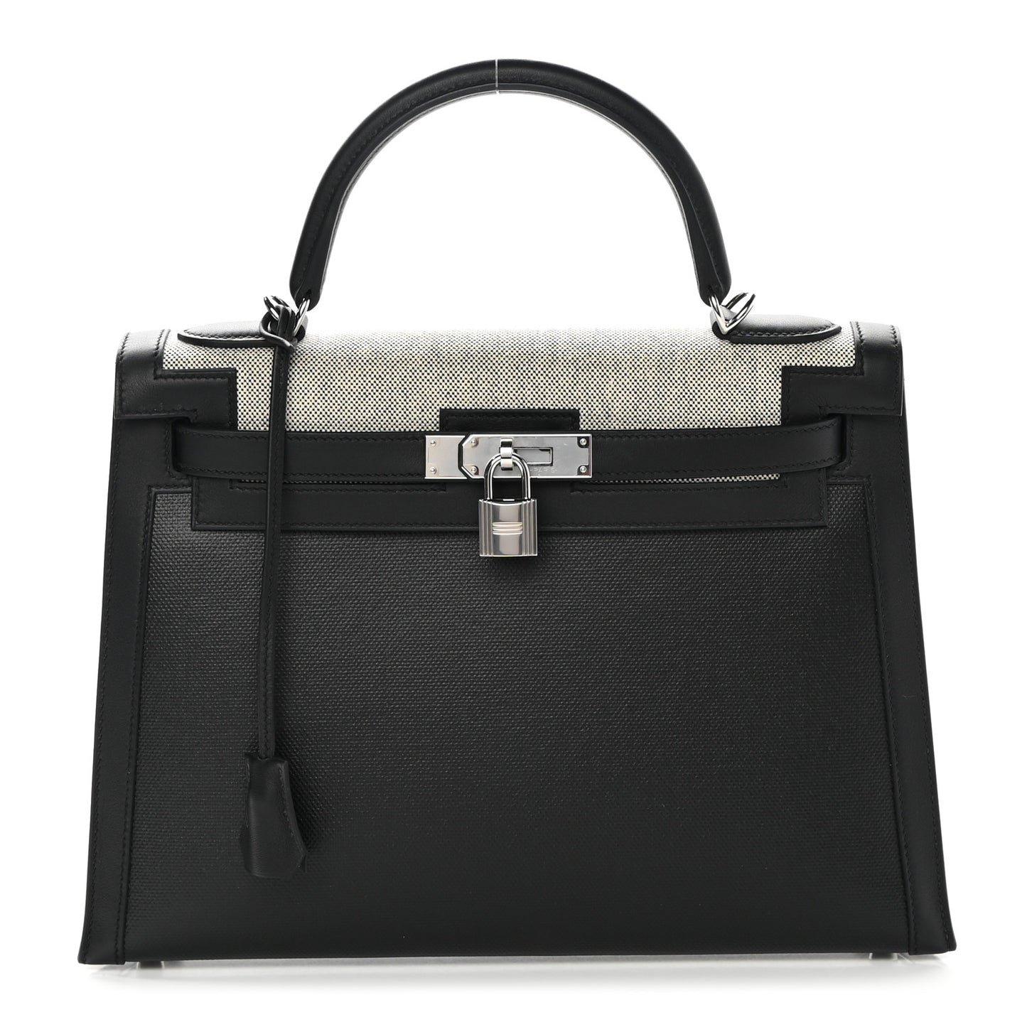 Berline Toile Swift Kelly Sellier 32 Black Ecru