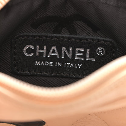 Chanel Calfskin Quilted Small Cambon Messenger Beige Black 6 of 8