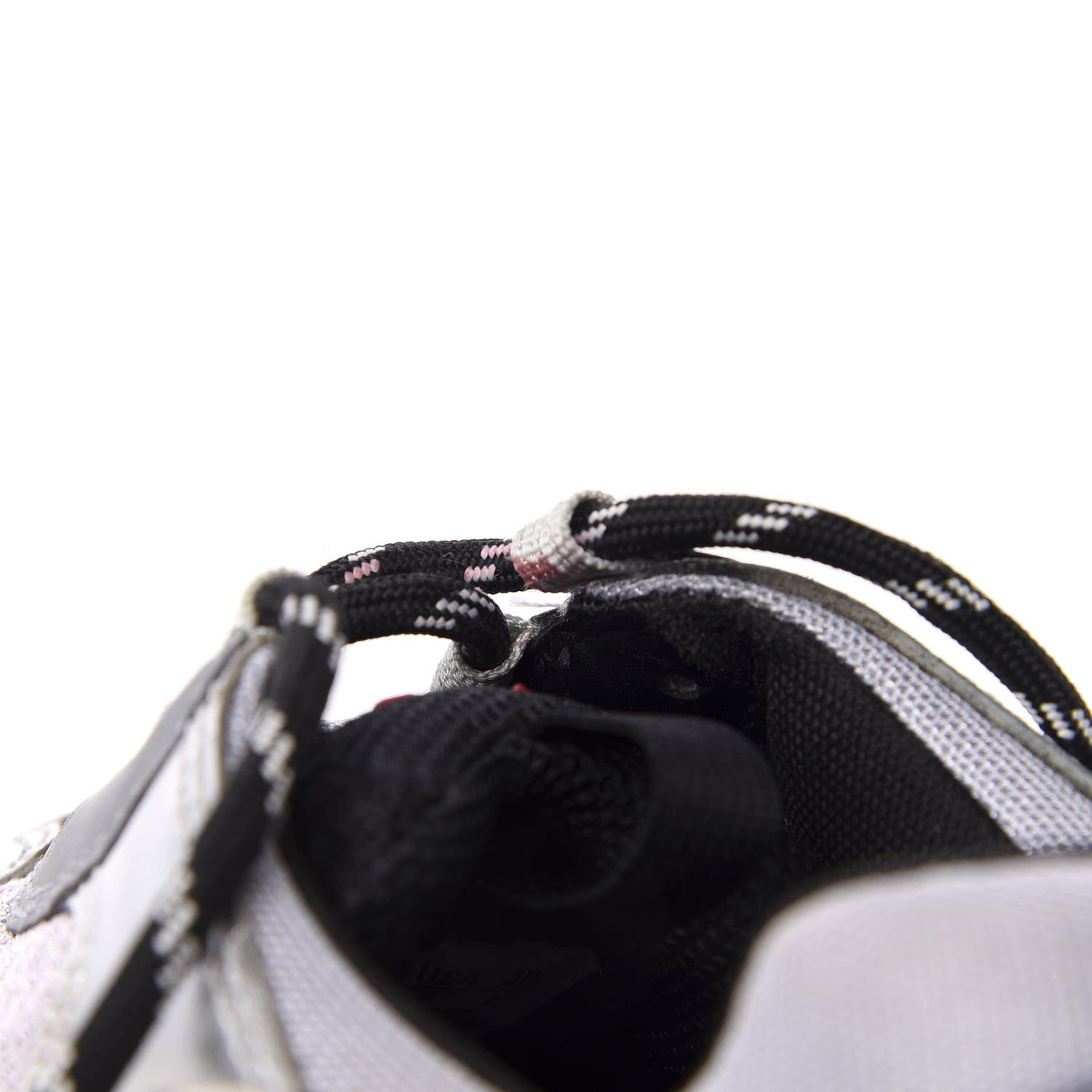 Balenciaga Mesh Nubuck Mens Triple S Sneakers 41 Black Argent 9 of 11