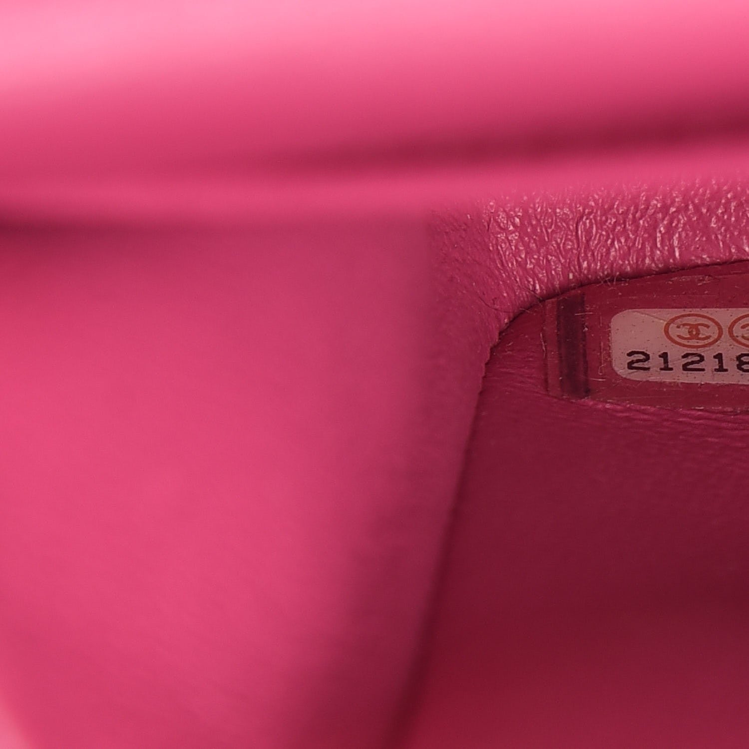 Chanel Lambskin Chevron Quilted Medium Double Flap Pink 8 of 13