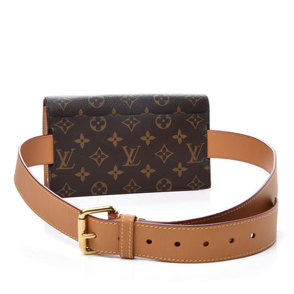 Louis Vuitton Monogram S Lock Belt Pouch MM 2 of 9