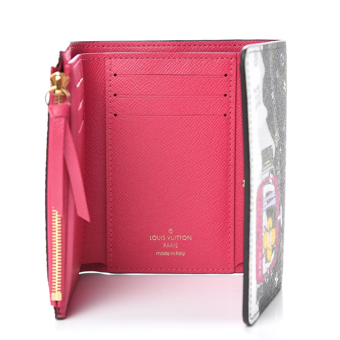 Monogram 2019 Christmas Animation Victorine Wallet Fuchsia